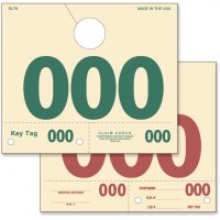 Manila Service Dispatch Numbered Hang Tags (Package of 1000)