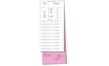  Job Time Tickets & Payroll Record - 11-1/8" x 4-1/4" - 10 Labels (Package of 250)