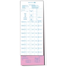 Job Time Tickets & Payroll Record - 11-3/4" x 4-1/4" - 9 Labels (Package of 250)