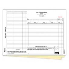 Automotive Repair Order Forms - 3-Part Carbonless - Custom Printed (Package of 250)
