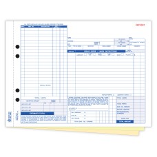 Repair Order Forms - 3-Part Carbonless - Stock (Package of 250)