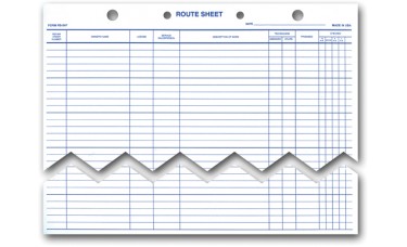 Service Dispatch/Route Sheets (Package of 100)