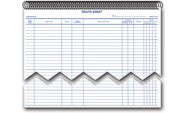 Service Dispatch/Route Sheets Bound (Book of 50 Sheets)