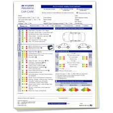 Hyundai Multi Point Inspection Form - Stock (Package of 250)