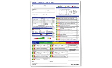 Vehicle Inspection Form - Stock (Package of 250)
