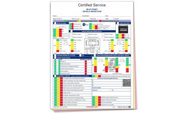 GM Multi Point Inspection Form - Stock (Package of 250)