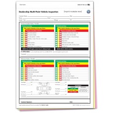 Volkswagen (VW) Multi Point Inspection Form - Custom