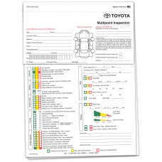 Toyota Multi Point Inspection Form Stock (Package of 250)