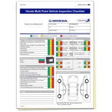 Honda Multi Point Inspection Form - Custom