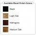 Available Wood Finish Colors