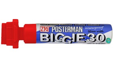 Zig Posterman Biggie 30mm - Wide Tip Windshield Markers
