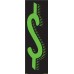 11-1/2" Fluorescent Chartreuse & Black Adhesive Windshield Numbers - $