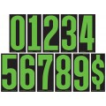5-1/2" Windshield Number Stickers