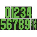 9-1/2" Windshield Number Stickers