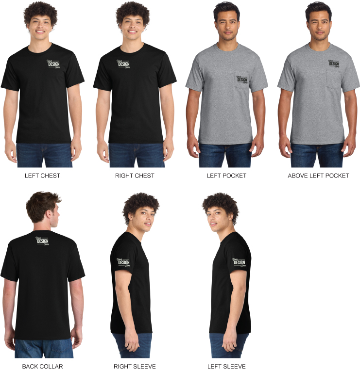 Select Embroidery Location