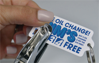 Custom Blank Key Tags - Oil Shop Supplies