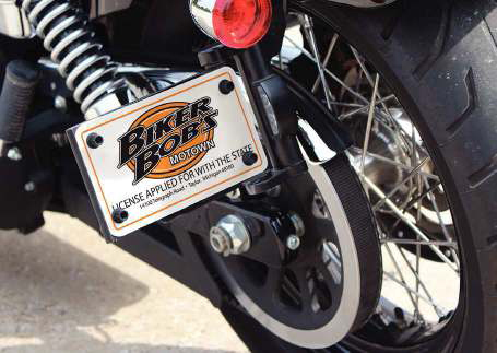 Custom Motorcycle License Plates