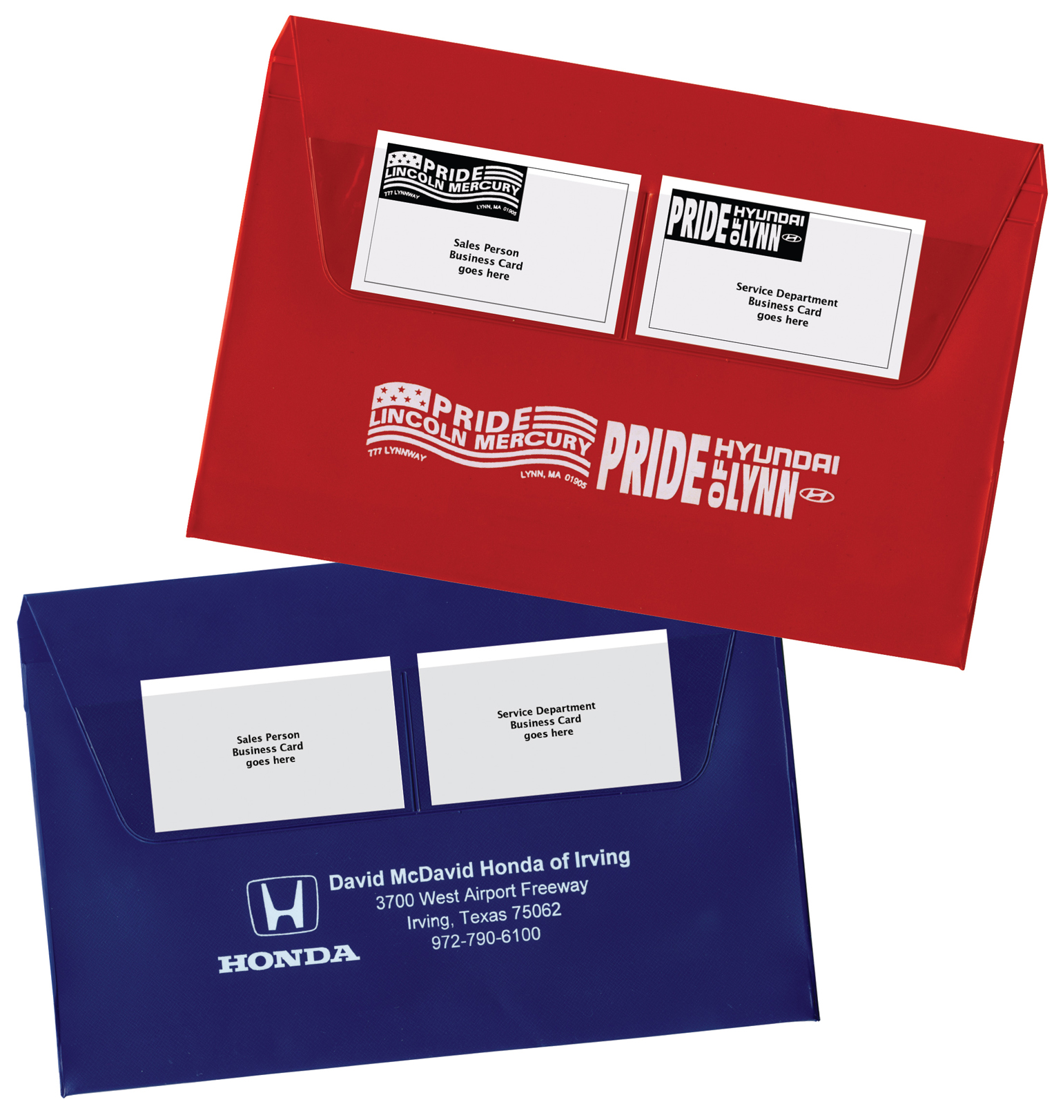 Side-Open Envelope With 2 Gusset & Business Card Holder - Item