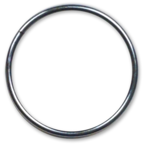 7/8 Chrome Plated Metal Split Key Ring