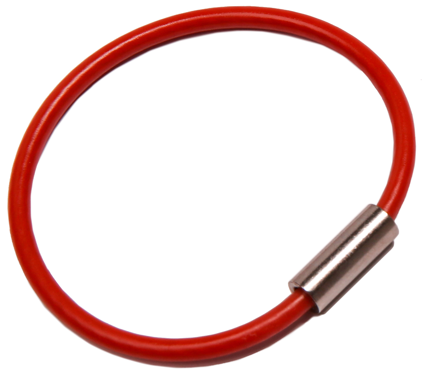 Nylon Coated Cable Flexible Key Ring - 2