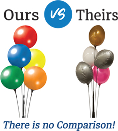 Our Reusable Balloons vs. Theirs