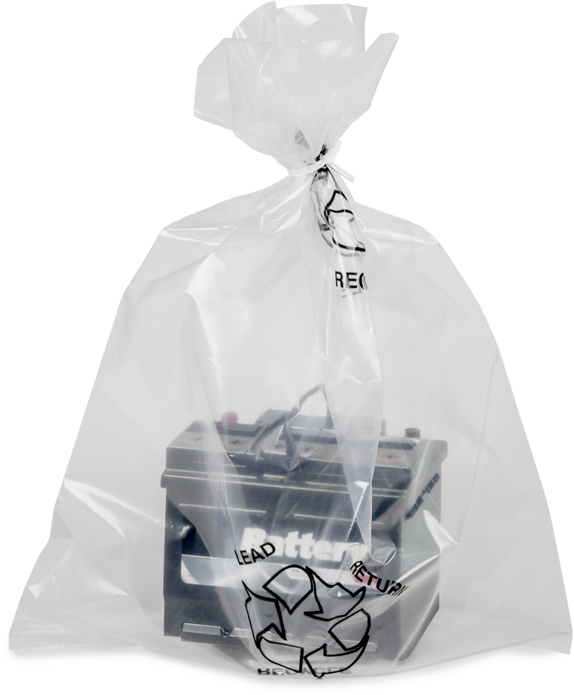 Clear Plastic Battery Bags - 22 x 32 (Package of 10)